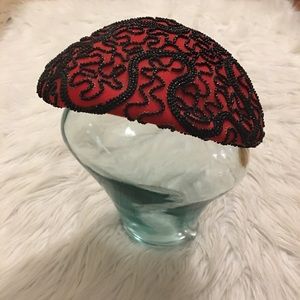 Handmade sequins hat back in 1940s. !!